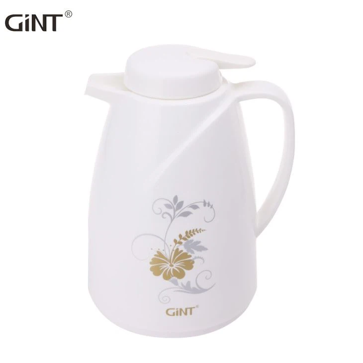 Customized Glass Vacuum Lacquered Metal Thermal Carafe For Hot And Cold Beverages 1.5/1.9 L